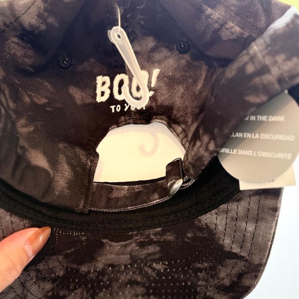NWT Disney Parks Boo To You Mickey Pumpkin Tie Dye Hat - Picture 3 of 5